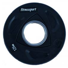 Диск олімпійський гумовий кольоровий Generation Fitness RCP20-1,25 кг