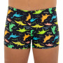 Плавки боксеры для мальчиков для плавания Динозавры возраст 6-8 лет Черный PL-2633    8