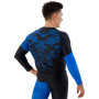 Костюм компресійний чоловічий рашгард лонгслів штани та шорти Domino S-2XL чорний-синій TC210-KC210-3-CK210-4   XXL