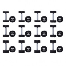 Гантельний ряд 2.5-30 кг Hammer Strength TPU (12 пар) 390 кг