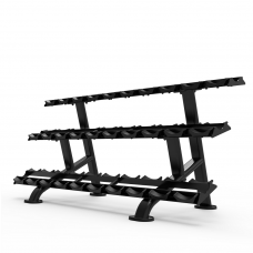 Горизонтальна стійка для круглих гантелів на 15 пар  Impulse Evolution