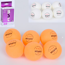 Кулі для настільного тенісу Bosaite (6шт.) BS-4185