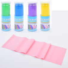 Лента эластичная для фитнеса и йоги TPE 0.35мм DOUBLE CUBE GE-1059 Зеленый