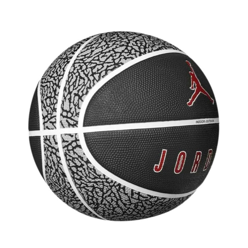 Мяч баскетбольный Nike Jordan Playground 8P black/wolf grey/gym red size 5  J.100.8255.055.05 (Оригинал)