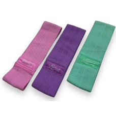 Гумки для фітнесу набір тканин 3шт LOOP BANDS GE-0013