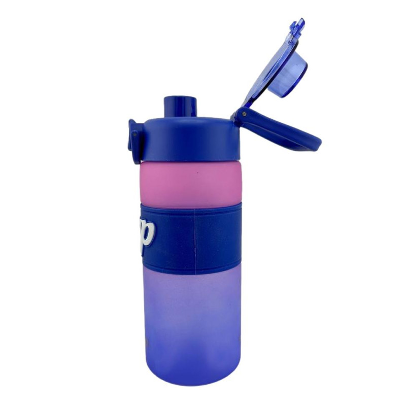 Пляшка для води 650мол SUP 2074-A-2404 Чорний-поманранчевий