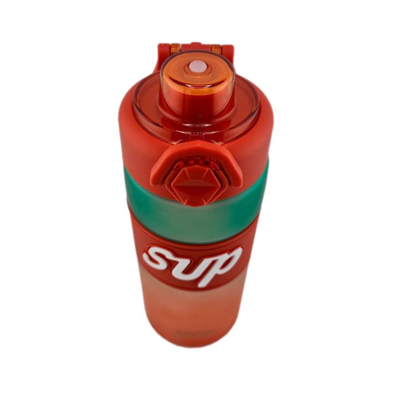 Пляшка для води 650мол SUP 2074-A-2404 Чорний-поманранчевий