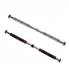 Турнік у дверний проріз розсувний 80-120см 83044-120 Сірий