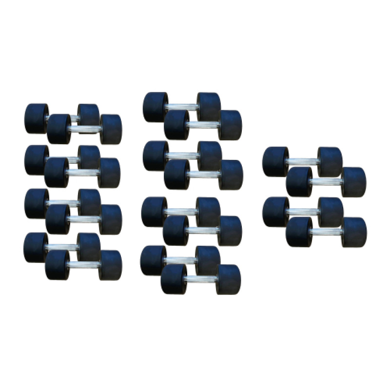 Уретановий гантельний ряд Generation Fitness FF51D4B-15/37,5kg (10 пар) 525 кг