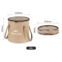 Складане відро для води з ЕВА Naturehike CNK2350CF010, 20 л, бежевий