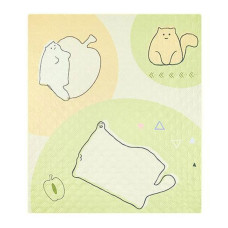 Килимок для пікніка водостійкий Naturehike CNK2350WS010, 210x240 см, світло-салатовий з принтом