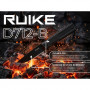 Ніж складаний кишеньковий Ruike D712-B, (7.7 см) 8Cr13MoV / G10 чорний