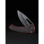 Ніж складаний Sencut Squiggy Burgundy/Black S24082A-3