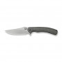 Ніж складаний туристичний Weknife Dracarys, (9.1 см) Böhler M390 / титан 6AL4V сірий