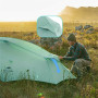 Намет надлегкий двомісний з футпринтом Naturehike Shared 2 NH20ZP091, 20D, блакитний