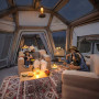 Намет восьмимісний надувний Naturehike Gen Air FL CNK2550WS046, світло-сірий