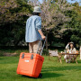 Туристичний холодильник на колесах Naturehike Whales PRO-PU CNK2650CF012, 36 л, помаранчево-червоний