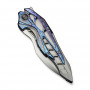 Ніж складаний туристичний Weknife Arrakis (8.8 см) Vanax / Titanium сіро-блакитний