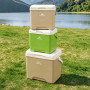 Туристичний холодильник Naturehike Whales PU CNK2450CF012, 14 л, світло-коричневий