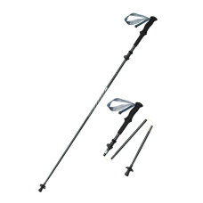Трекінгова палиця Naturehike CNK2450DS013, 115-135 см, чорна