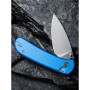 Ніж складаний Civivi Qubit Bright Blue Aluminum C22030E-3