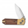 Ніж складаний кишеньковий Civivi Yonder Clip Point (7.3 см) 14C28N / Wood and Brass натуральний