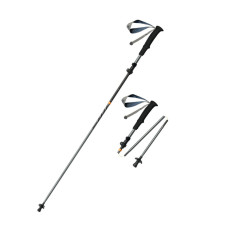 Трекінгова палиця Naturehike CNK2450DS013, 103-120 см, чорна