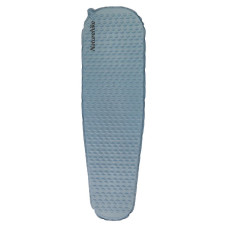 Матрац туристичний надувний одномісний  Naturehike CNK2300DZ013, 185x55x3.5 см, блакитний, овальний