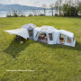 Намет чотиримісний надувний Naturehike Gen Air FL CNK2550WS046, сірий