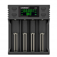 Зарядний пристрій Liitokala Lii-S4, 4 канала, Ni-Mh/Li-ion/LiFePo4, USB, LCD, Box