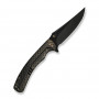 Ніж складаний туристичний Weknife Dracarys, (9.1 см) Böhler M390 / титан 6AL4V бронзовий/чорний