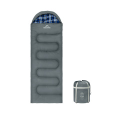 Спальний мішок з капюшоном Naturehike Clear Sky HL500 CNK2450WS042, сірий