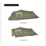 Намет тримісний Naturehike Opalus, UL, CNK2450WS036, темно-зелений