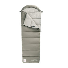Спальний мішок з капюшоном Naturehike M300 NH20MSD02, зелений, лівий