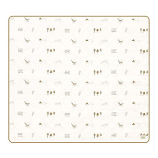 Килимок для пікніка водостійкий Naturehike CNK2300DZ019, 180×200 см, бежевий з принтом