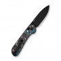 Ніж складаний кишеньковий Civivi Elementum (Crossbar Lock), (7.51 см) CPM S35VN / Nebula FatCarbon Fiber чорний/червоний/синій/білий