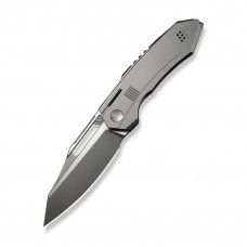 Ніж складаний туристичний Weknife Bogey (9.3 см) Bohler M390 / Titanium сірий