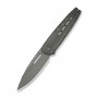 Ніж складаний туристичний Weknife Hull (9.9 см) Bohler M390 / Titanium сірий