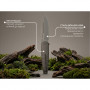 Ніж складаний туристичний Weknife Hull (9.9 см) Bohler M390 / Titanium сірий