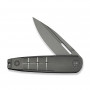 Ніж складаний туристичний Weknife Hull (9.9 см) Bohler M390 / Titanium сірий