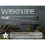 Ніж складаний туристичний Weknife Hull (9.9 см) Bohler M390 / Titanium сірий