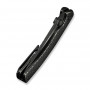 Ніж складаний туристичний Weknife Dracarys, (9.1 см) Böhler M390 / титан 6AL4V чорний