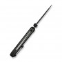 Ніж складаний туристичний Weknife Dracarys, (9.1 см) Böhler M390 / титан 6AL4V чорний