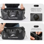 Водонепроникна дорожня сумка Naturehike CNK2450XB015, 90 л, чорна