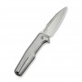 Ніж складаний туристичний Weknife Dressytak (8.6 см) Bohler M390 / Titanium сірий
