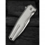 Ніж складаний туристичний Weknife Dressytak (8.6 см) Bohler M390 / Titanium сірий