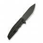 Ніж складаний туристичний Weknife Breach (9.8 см) Bohler M390 / Titanium вугільно-сірий