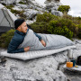 Матрац туристичний надувний одномісний ультралегкий Naturehike CNH22DZ018, 183 х 64 х 7 см, сріблястий