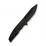 Ніж складаний туристичний Weknife Breach (9.8 см) Bohler M390 / Titanium чорний