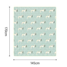 Килимок для пікніка водостійкий Naturehike CNK2350WS010, 145x170 см, зелений з принтом